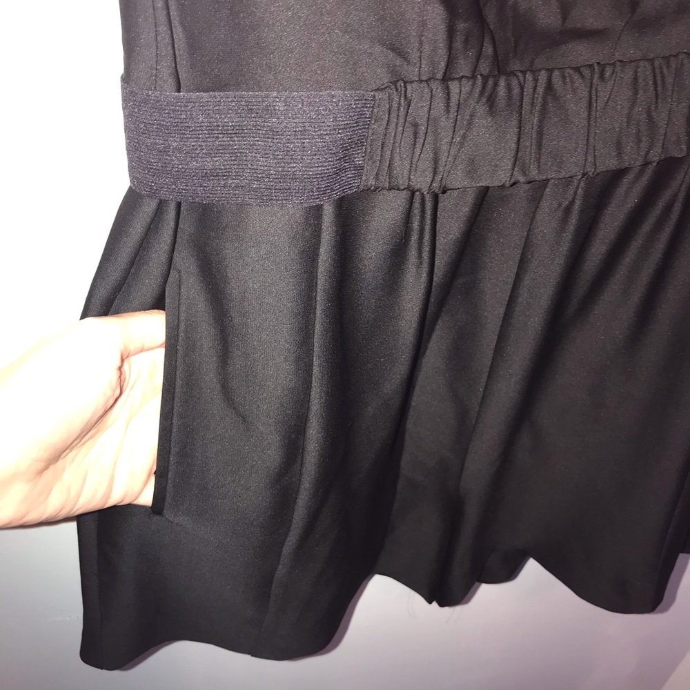 Diane Von Furstenberg Black Ballancia Silk Romper - Picture 8 of 11